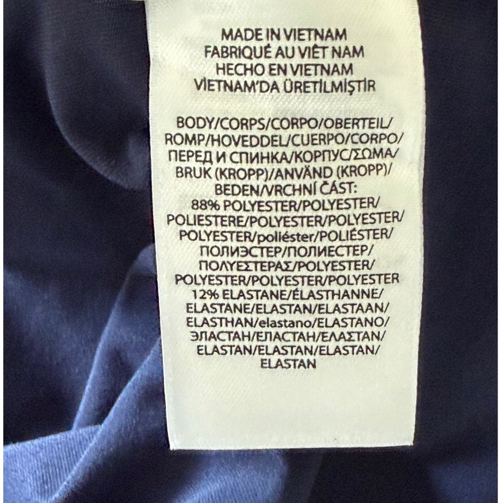 Polo Golf Ralph Lauren Quarter-Zip Pullover Mens Large Navy Blue Performance New - Picture 9 of 9